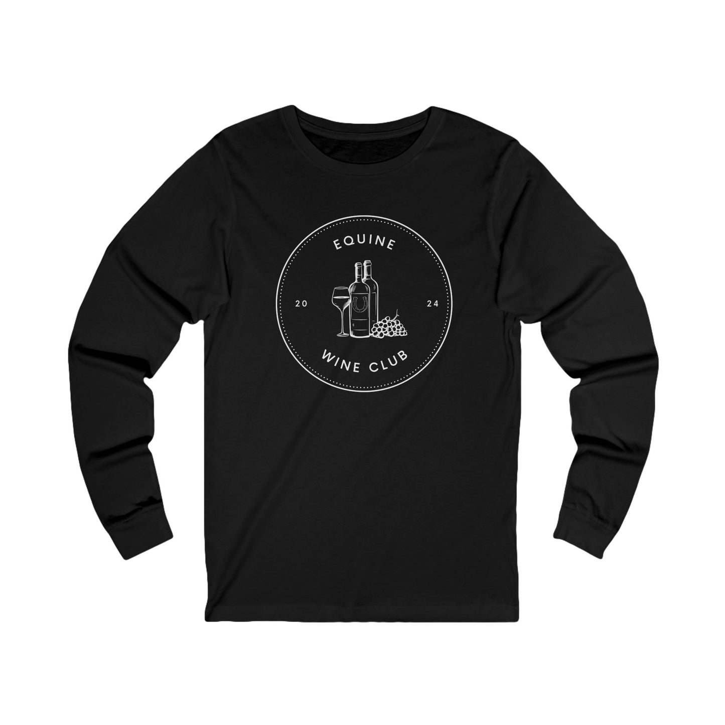 Equine Wine Club Long Sleeve Tee
