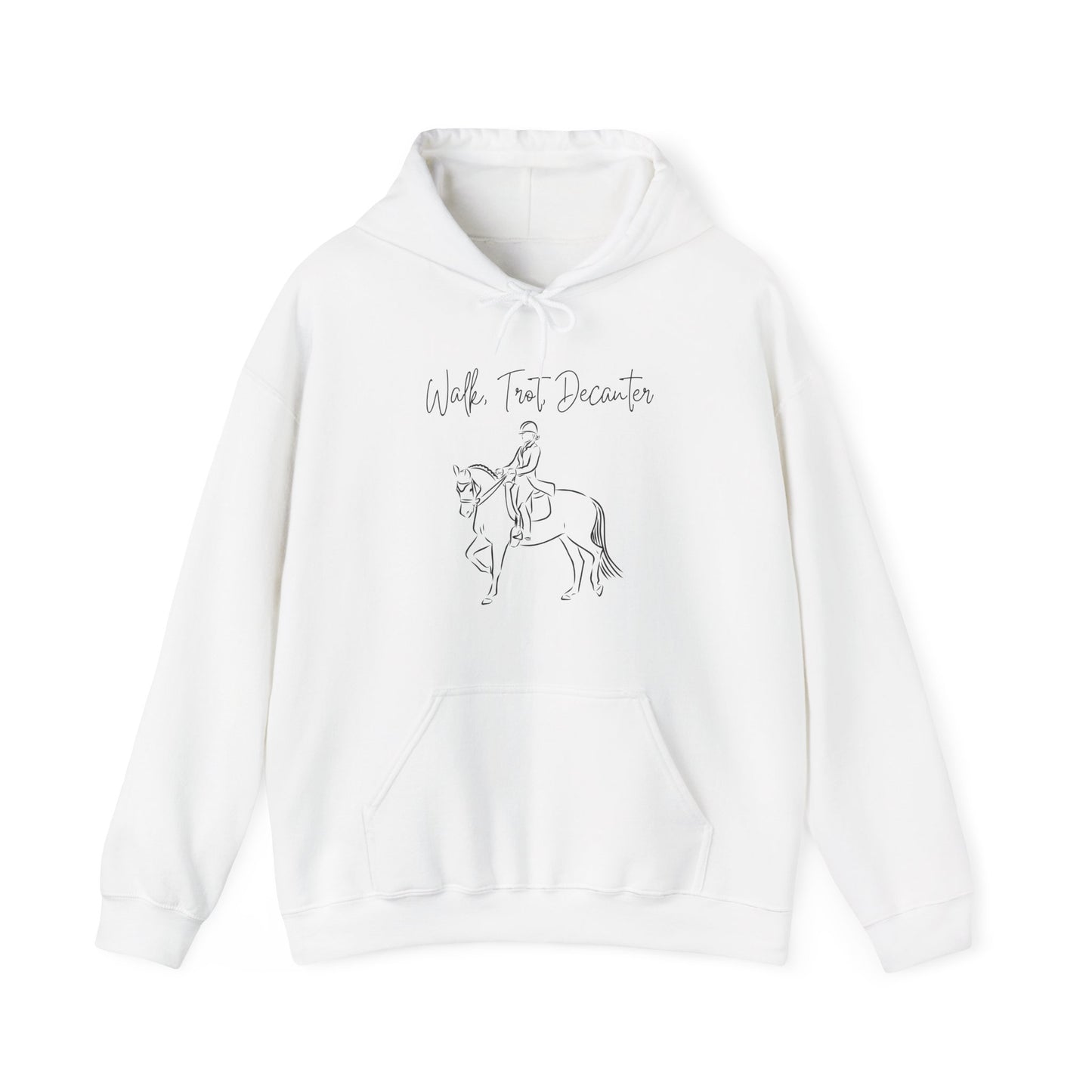 Walk, Trot, Decanter Hoodie