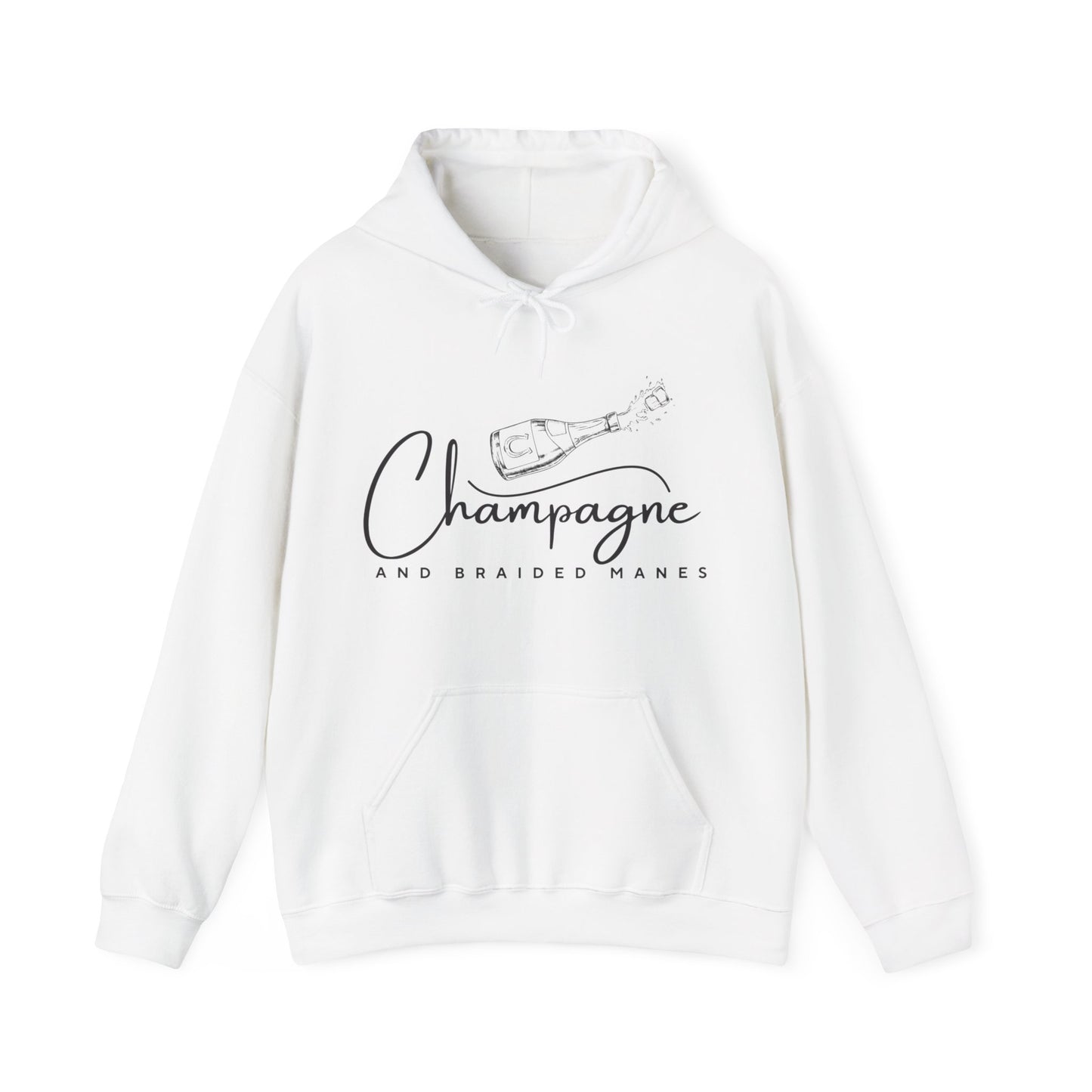 Champagne & Braided Manes - Light Hoodie