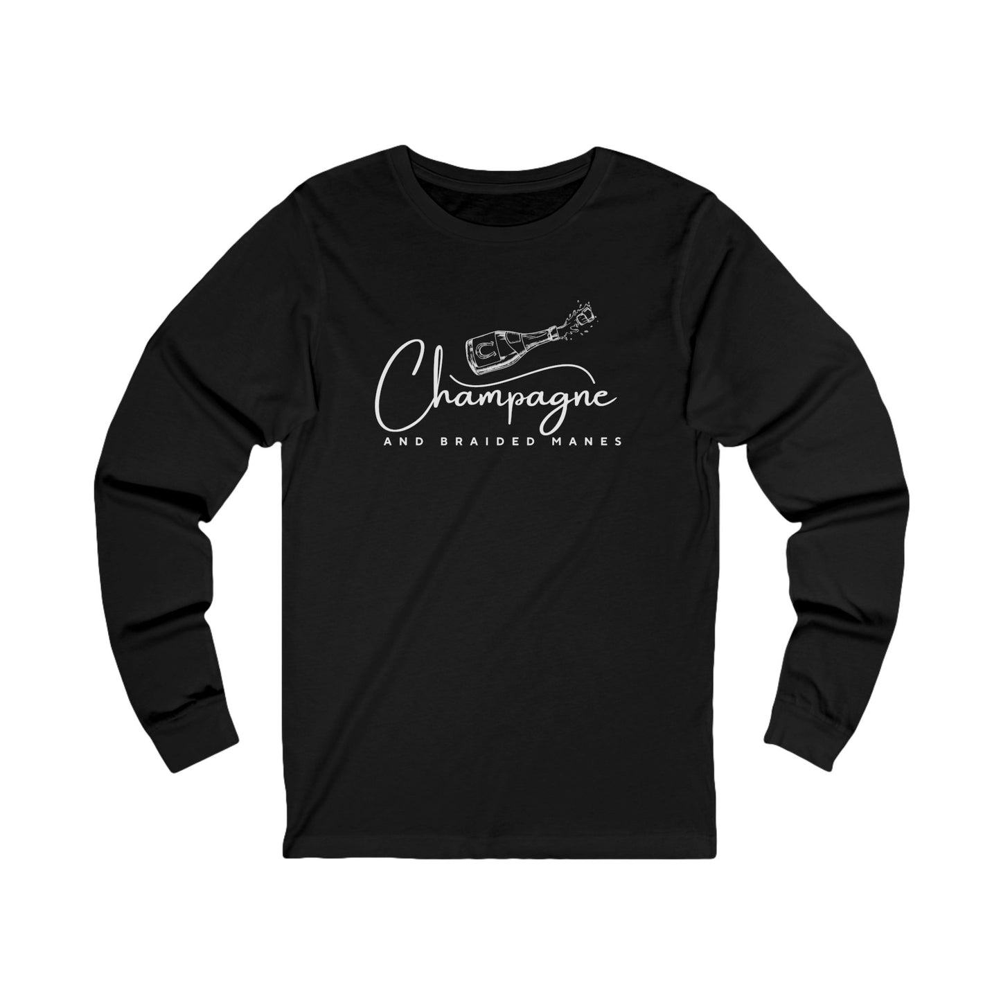 Champagne & Braided Manes - Light Long Sleeve