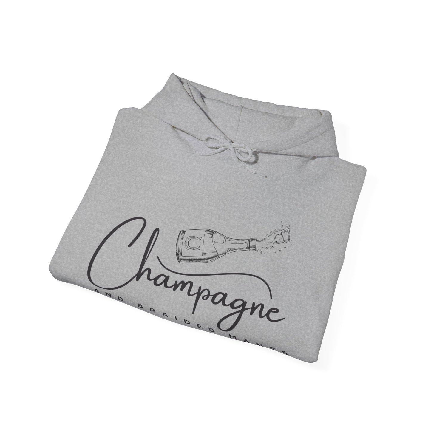 Champagne & Braided Manes - Light Hoodie