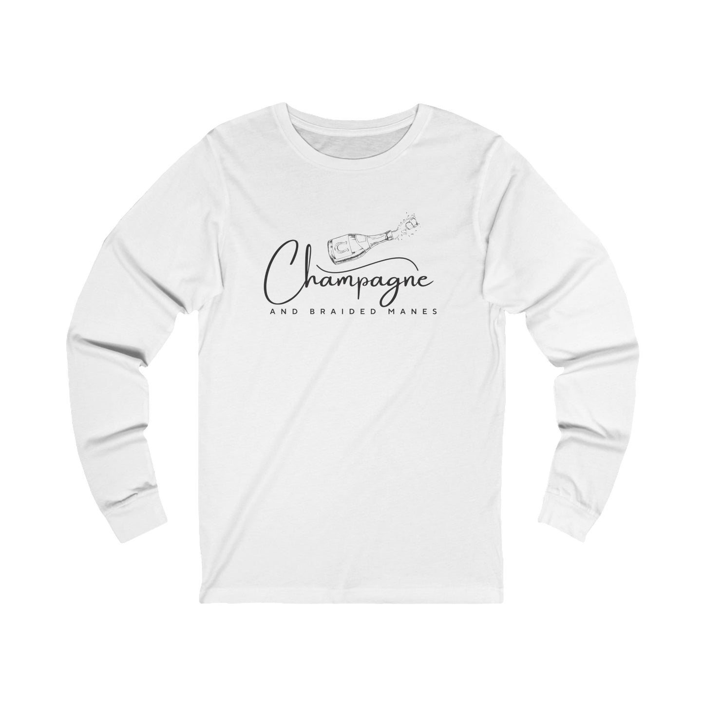Champagne & Braided Manes - Light Long Sleeve