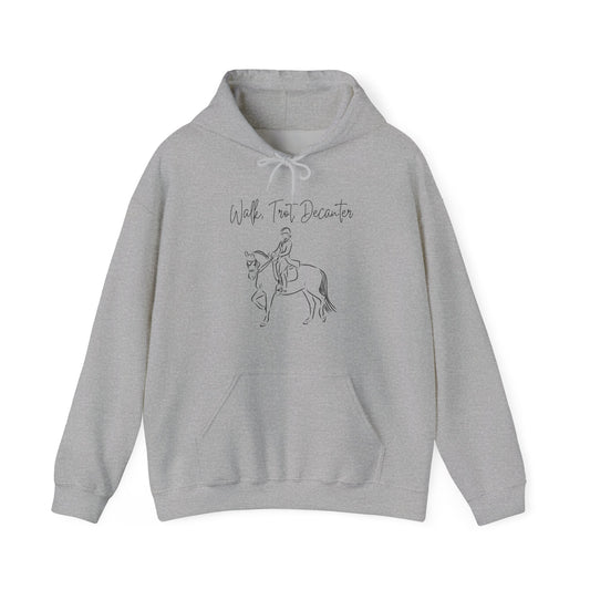 Walk, Trot, Decanter Hoodie