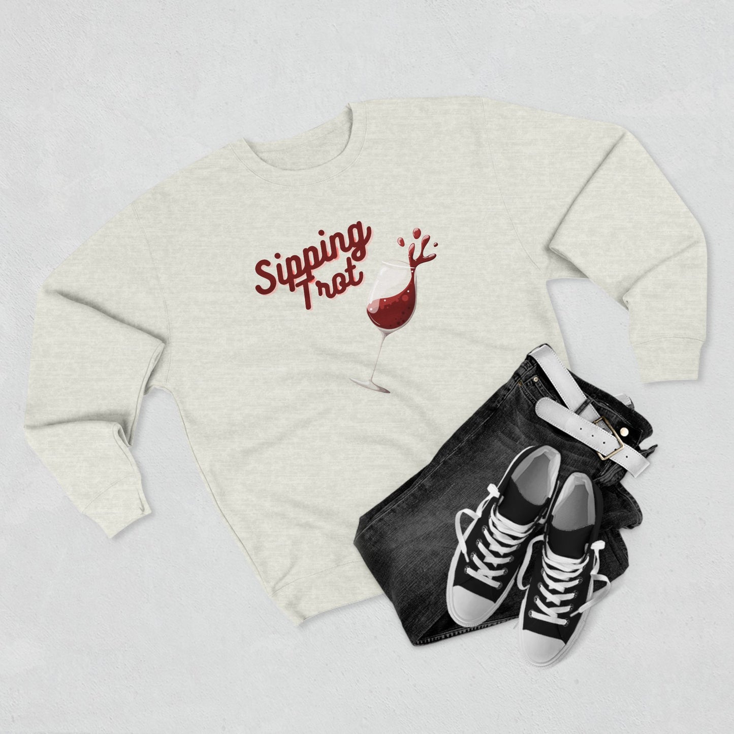 Sipping Trot - Crew Neck