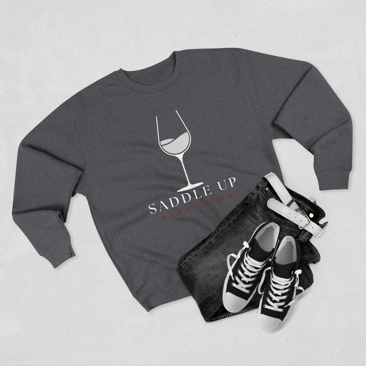 Saddle Up - Crew Neck (Black)