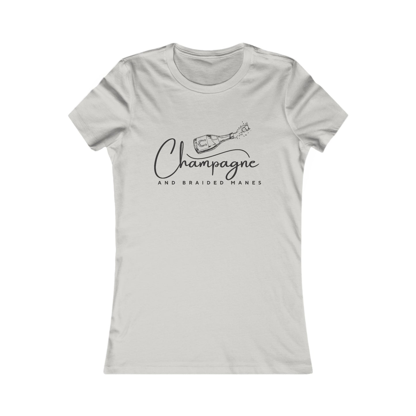 Champagne & Braided Manes Tee