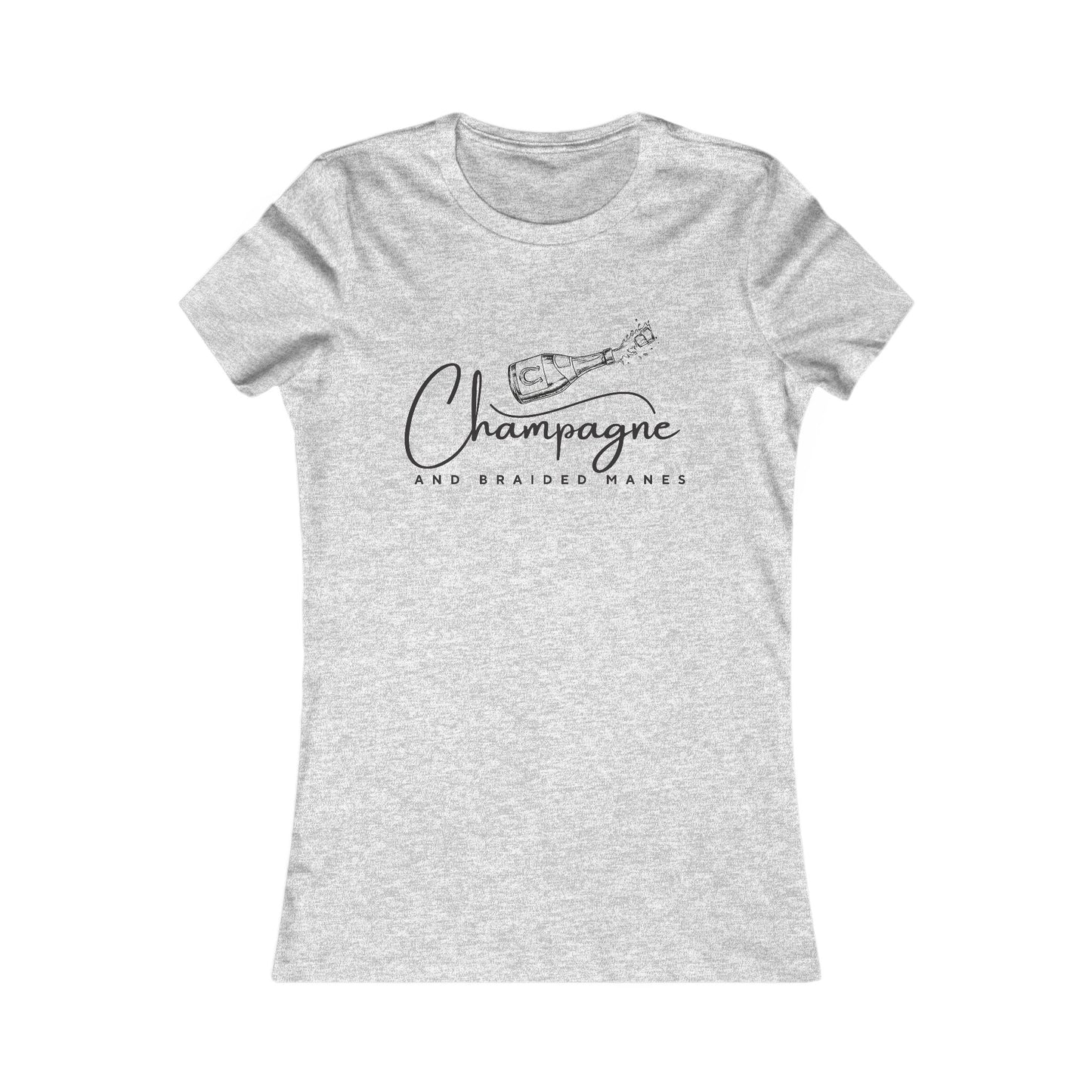 Champagne & Braided Manes Tee