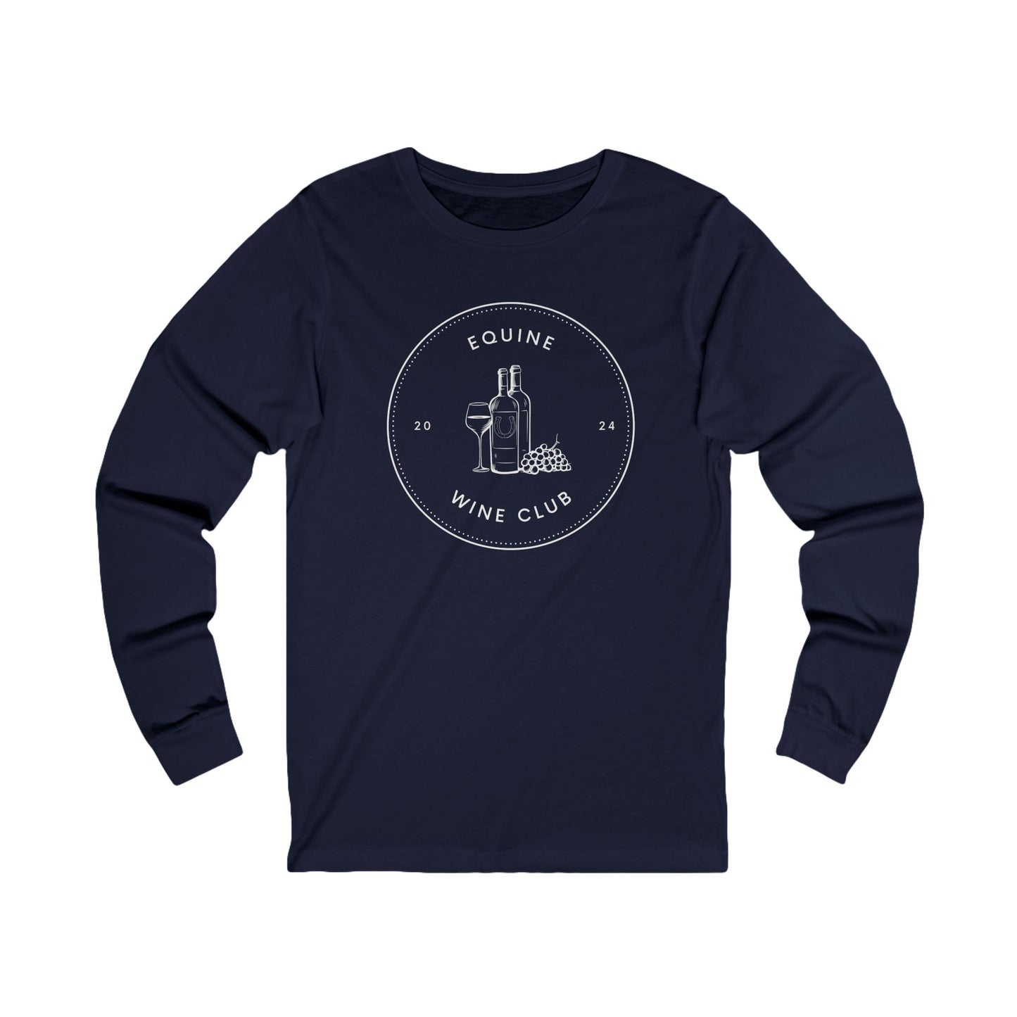 Equine Wine Club Long Sleeve Tee