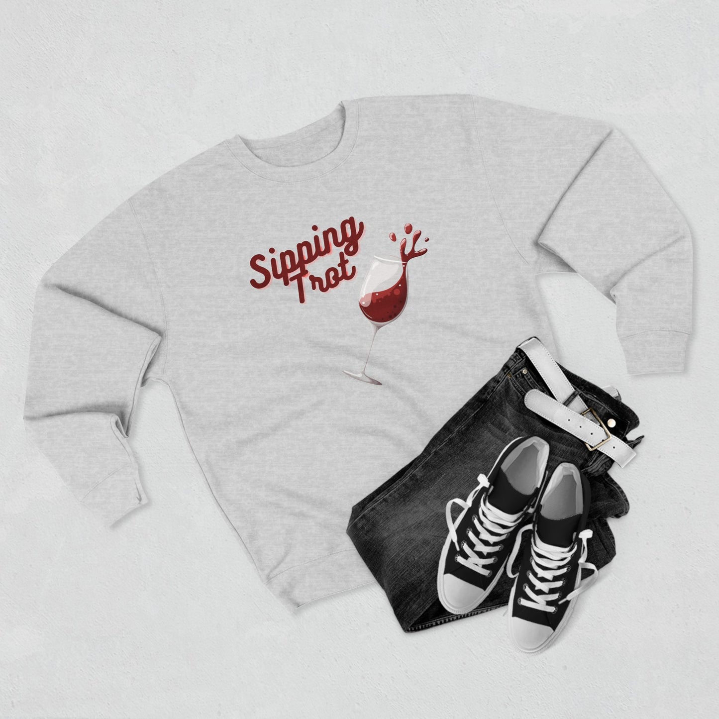 Sipping Trot - Crew Neck